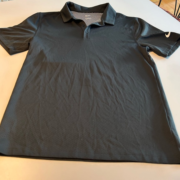 Nike Golf Polo Shirt for Men, Black, Collared, Short Sleeve, IGP Logo, Mens Sz S - Picture 10 of 10